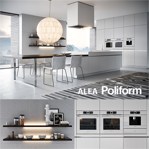 Kitchen Poliform Varenna Alea 3 (vray GGX, corona PBR)